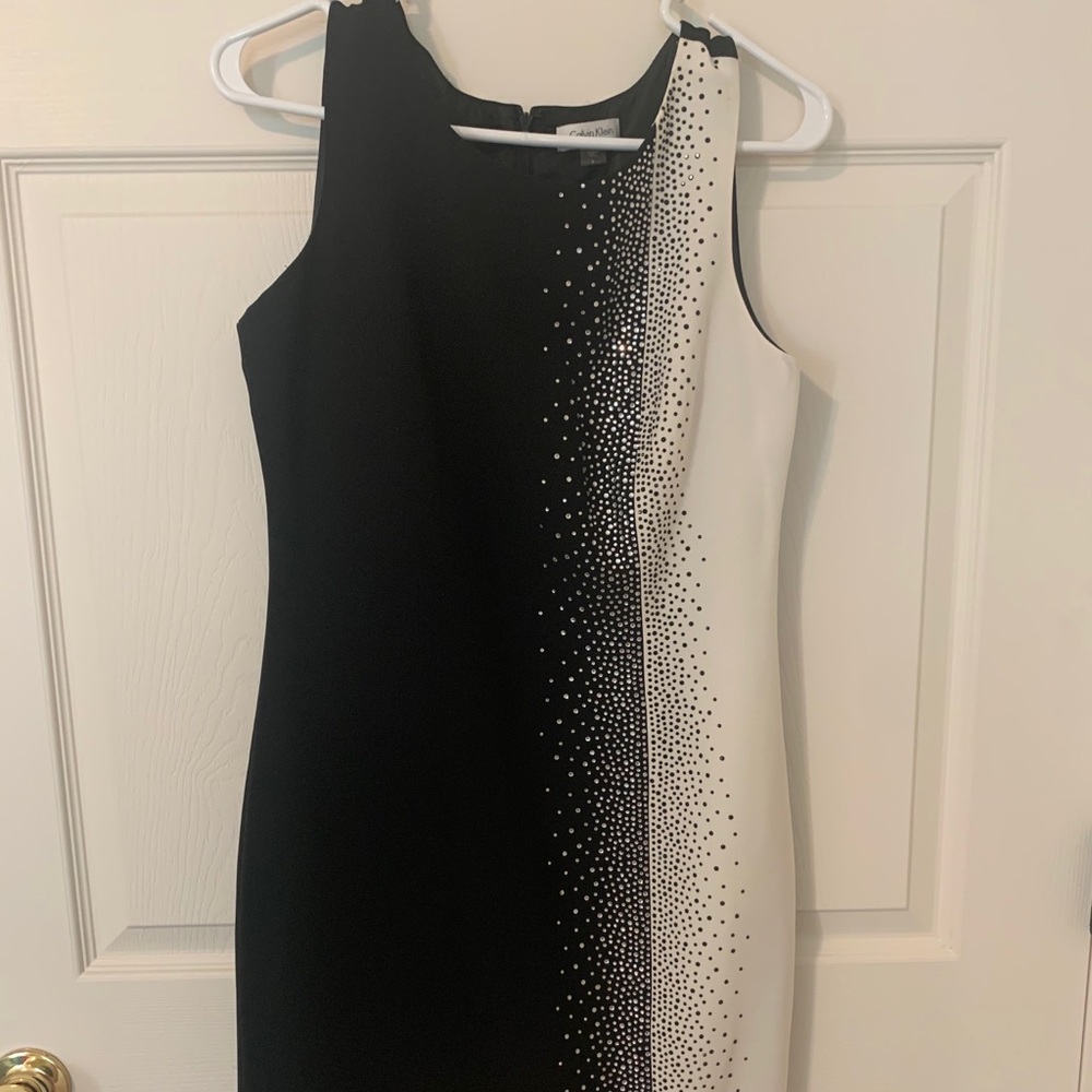 Black and White Calvin Klein Dress
